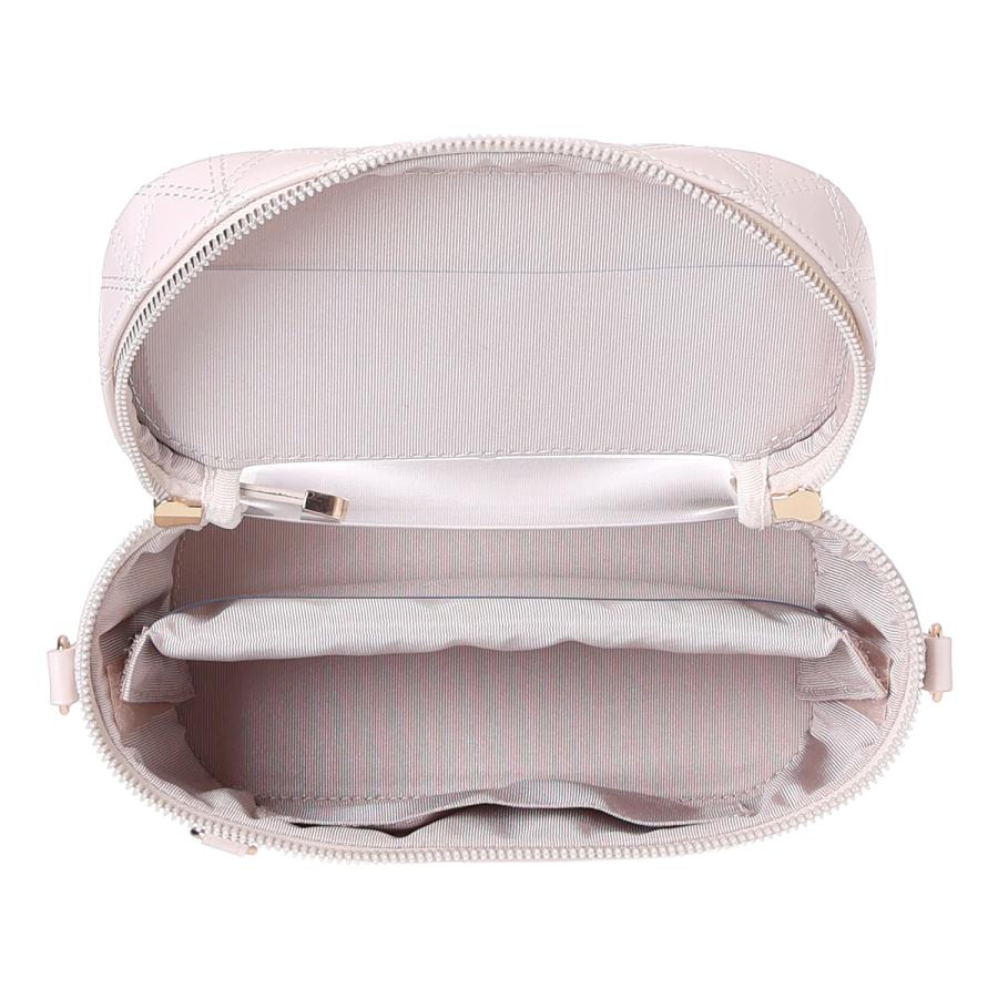 クリアバッグ 推し活バッグ バニティバッグ 合皮キルトバニティ2WAY