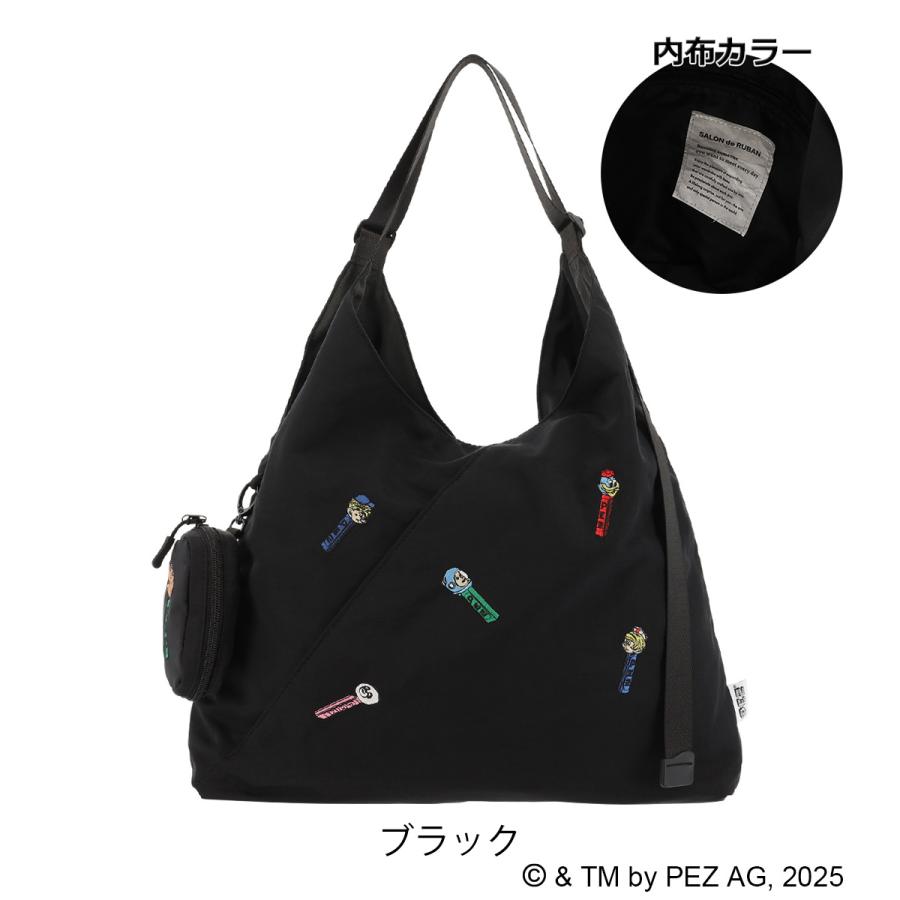 サロン ド ルヴァン ペッツ トートバッグ レディースRBB-251 SALON de RUBAN PEZ | 2WAY ショルダーバッグ A4 ポーチ付き ナイロンの画像