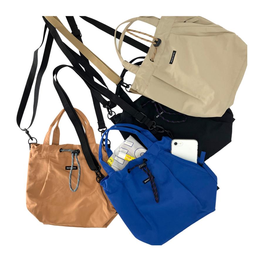 レザー巾着 ROOTOTE（ルートート） 巾着バッグ ショルダーバッグ 2WAY レディース