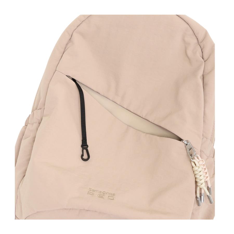 サムソナイトレッド リュック A4 別注 レディース ラウンドバックパック パフィオーバーナイター Samsonite RED ROUND BACKPACK リュックサックの画像