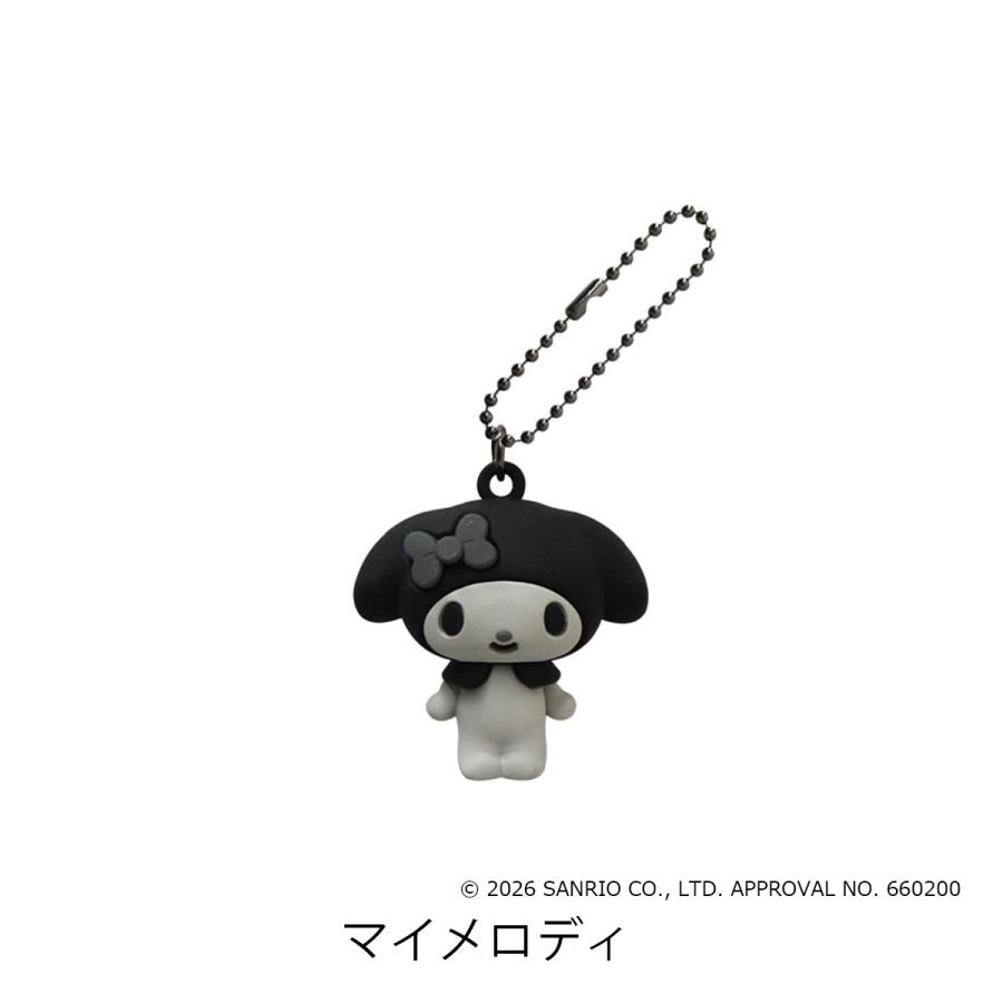 sanrio（サンリオ） サンリオキャラクターズ モノクロ キーホルダー