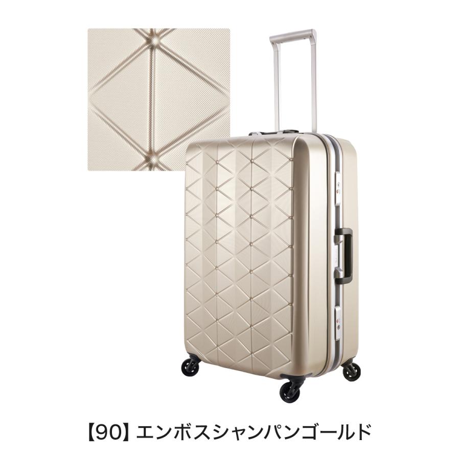 サンコー スーツケース 超軽量 MGC2-63 73L 63cm 3.8kg SUNCO SUPER LIGHTS 極軽 ゴクカル ハード フレーム キャリーケース キャリーバッグ 双輪キャスター_19