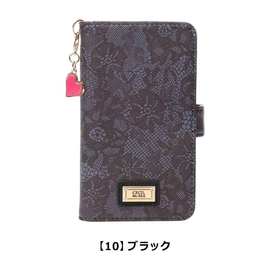 セシルマクビー iPhoneケース Androidケース マルチ対応 レディース エレナ 66015 CECIL McBEE スマートフォンケース 手帳型｜sacsbar｜10