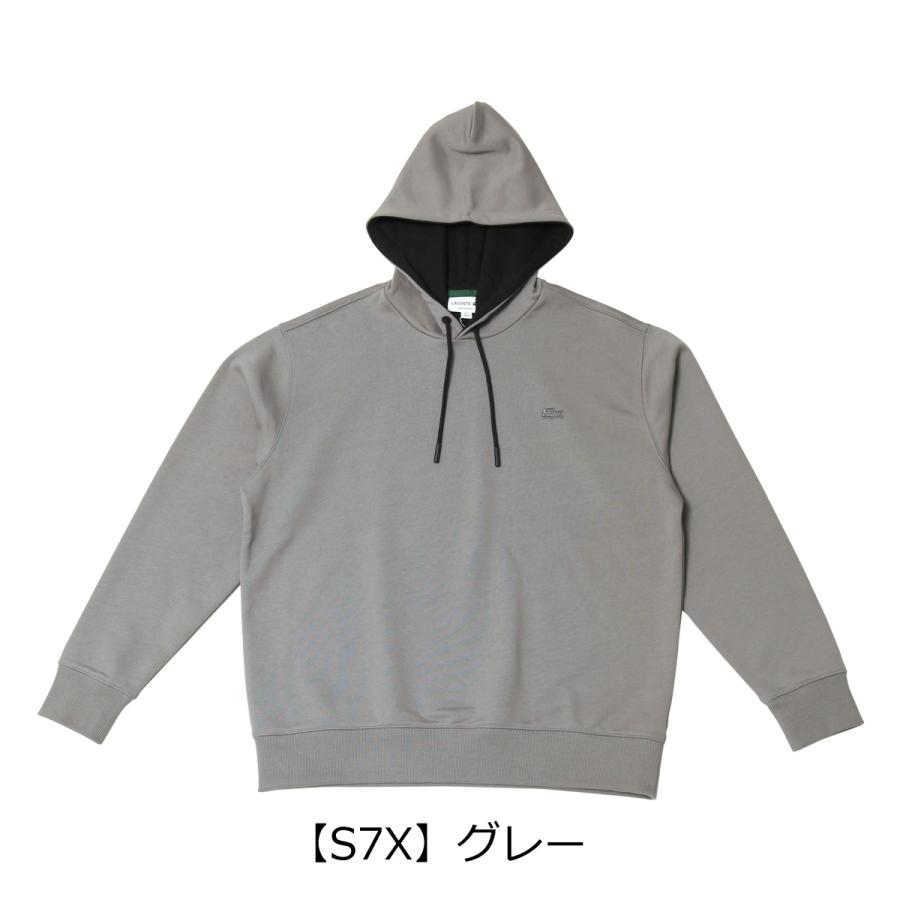 LACOSTE（ラコステ） パーカー 長袖 配色フードコードスウェット