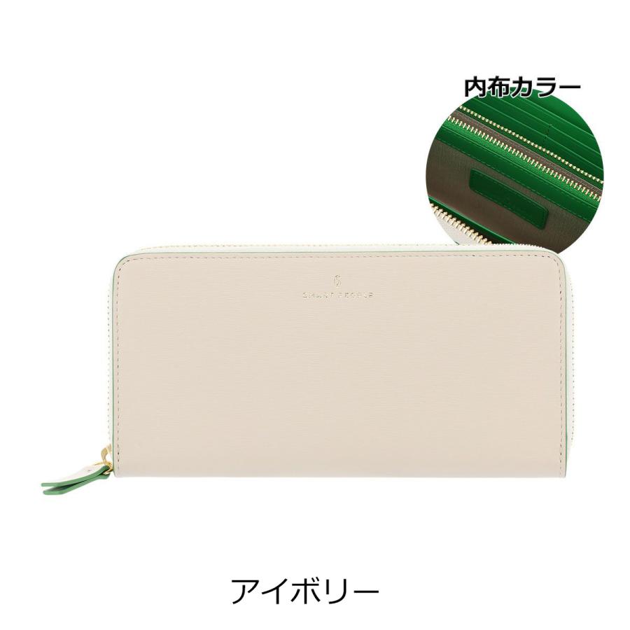 SMART PEOPLE　スマートピープル 長財布 ラウンドファスナー　グリーン SMART PEOPLE スマートピープル 長財布 ラウンドファスナー グリーン