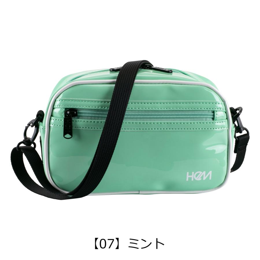 HeM(バッグ) ヘム ショルダーバッグ レディース メンズ エナ 39-80680 HeM エナメル ミニショルダー : サックスバー ...