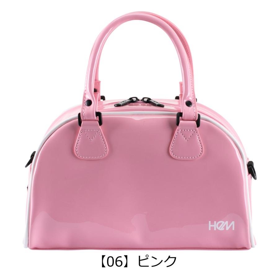 ピンクエナメルハンドバッグ HeM（ヘム） ハンドバッグ レディース メンズ エナ 39-80690 HeM