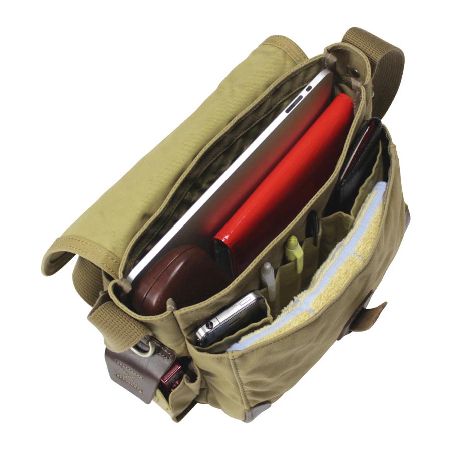 Stitch-on（ステッチオン） ショルダーバッグ B5 帆布シリーズ メンズ