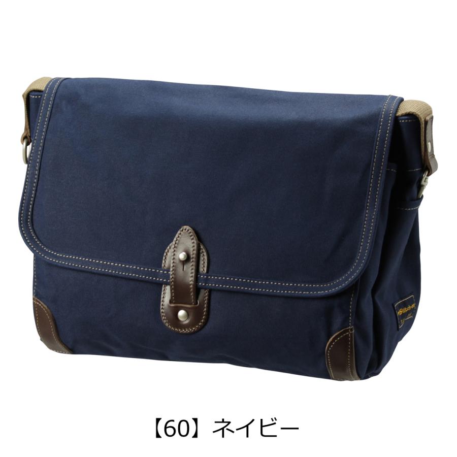 ステッチオン ショルダーバッグ 帆布シリーズ メンズ 52204 日本製  