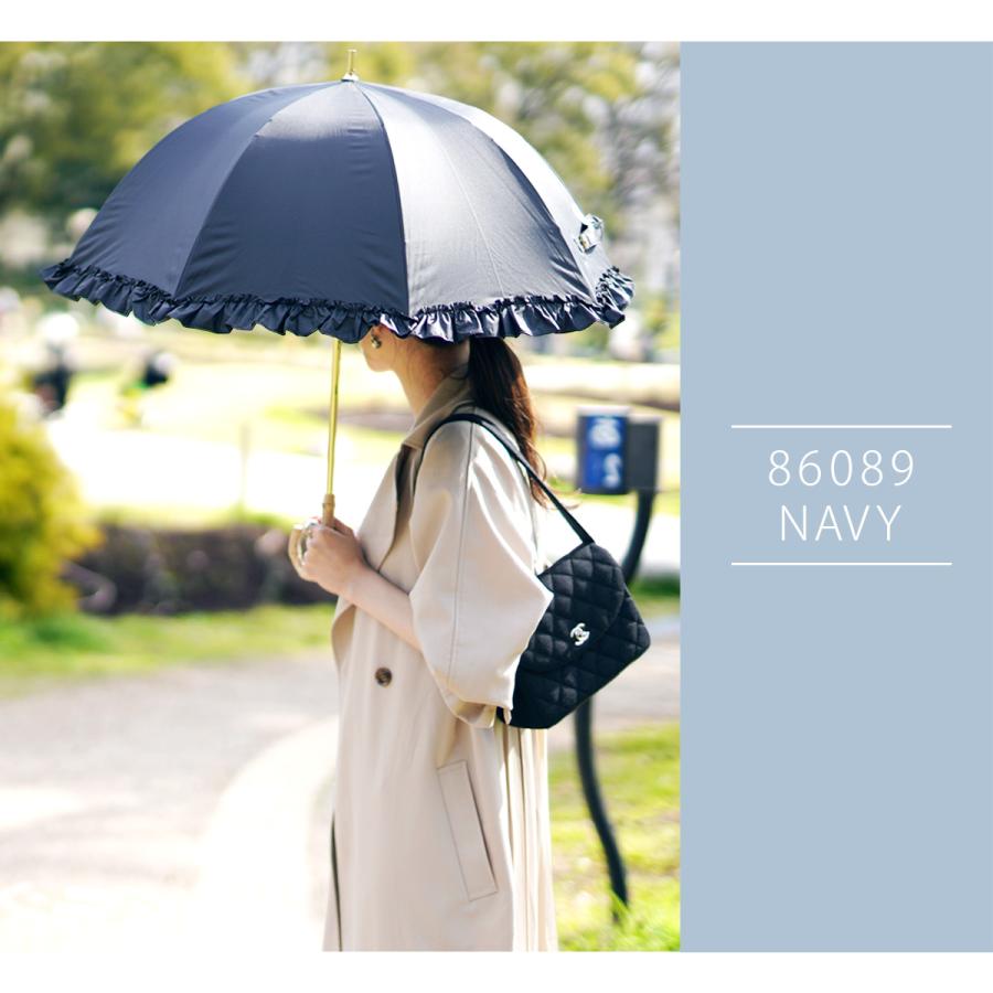 サニコ 日傘 長傘 完全遮光 100%UVカット 晴雨兼用 レディース