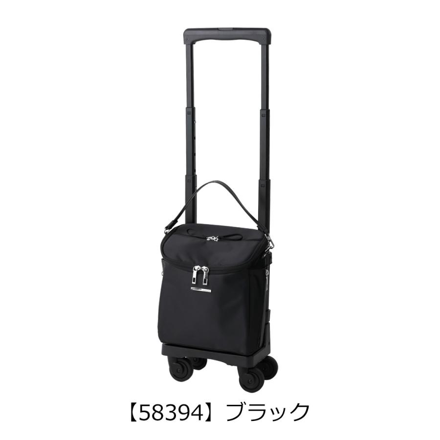 スワニー ショッピングカート 4輪 A5 撥水 ジップVII D-583TS15 SWANY ショッピングキャリー デイリーキャリー お買い物 シニア 旅行 普段使い おしゃれの画像