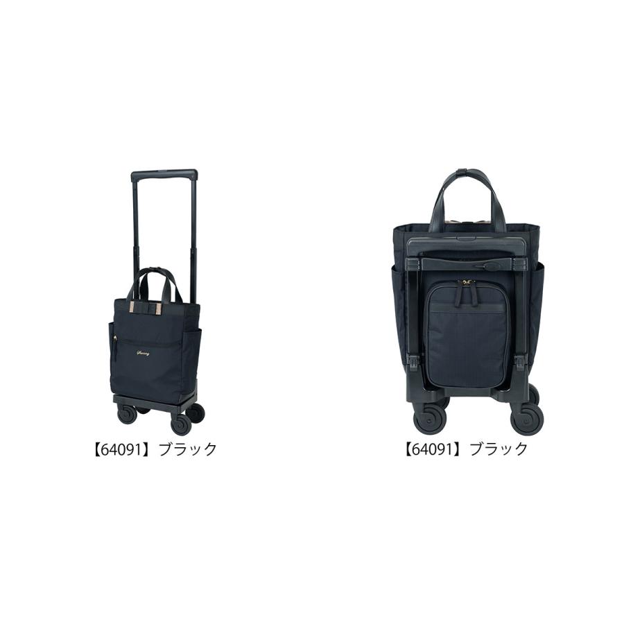 スワニー ショッピングカート 4輪 A4 撥水 機内持ち込み ルバンド D-640M18 SWANY ショッピングキャリー デイリーキャリーの画像