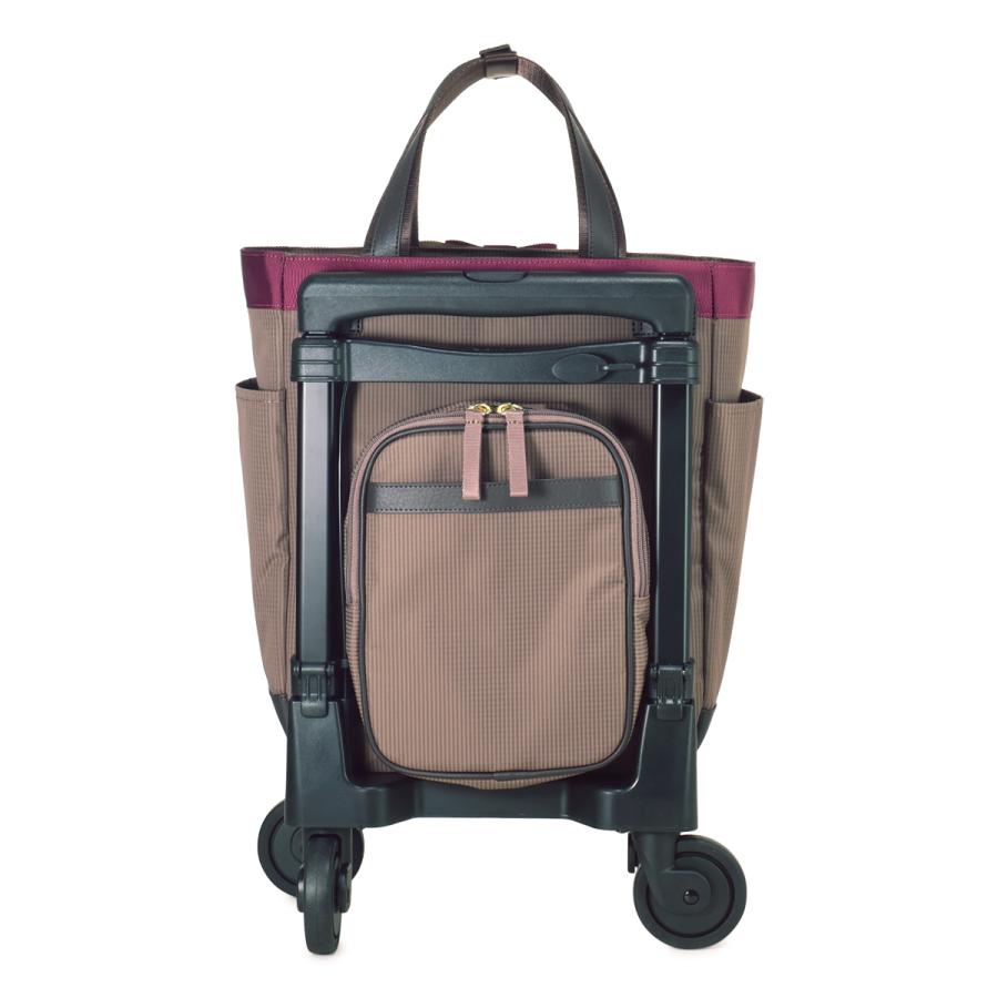 スワニー ショッピングカート 4輪 A4 撥水 機内持ち込み ルバンド D-640M18 SWANY ショッピングキャリー デイリーキャリーの画像