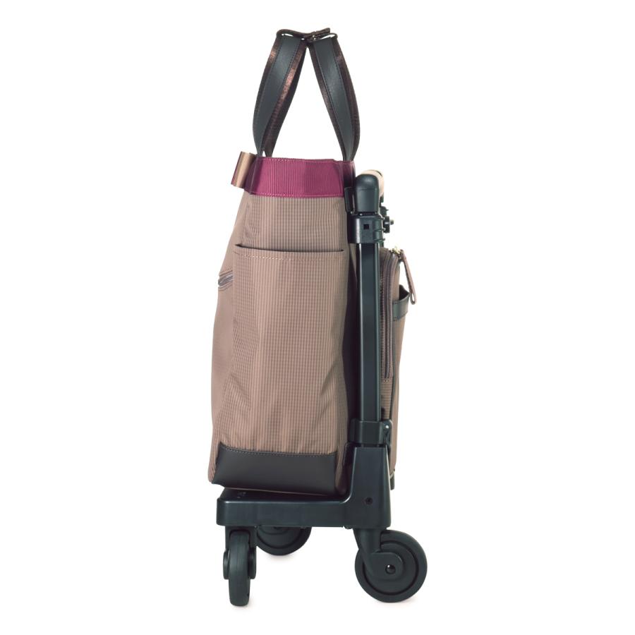 スワニー ショッピングカート 4輪 A4 撥水 機内持ち込み ルバンド D-640M18 SWANY ショッピングキャリー デイリーキャリーの画像