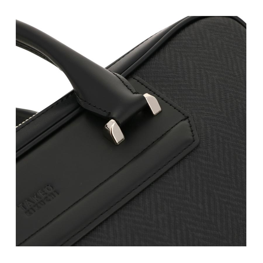 新品 タケオキクチ ハーバー ビジネスバッグ ブリーフ A4可 ネイビー