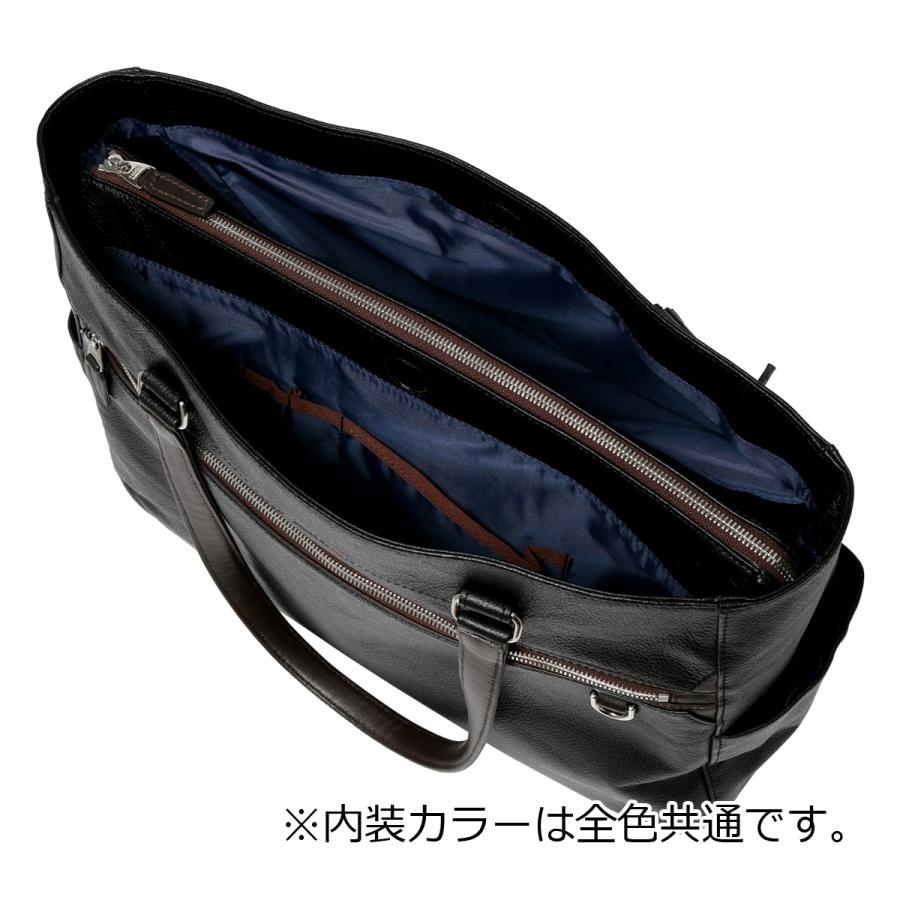タケオキクチ　レザービジネスバッグ ブラック/グレーツートンカラー　美品 TAKEO KIKUCHI（タケオキクチ） 最大51% 5/13限定 ビジネスバッグ