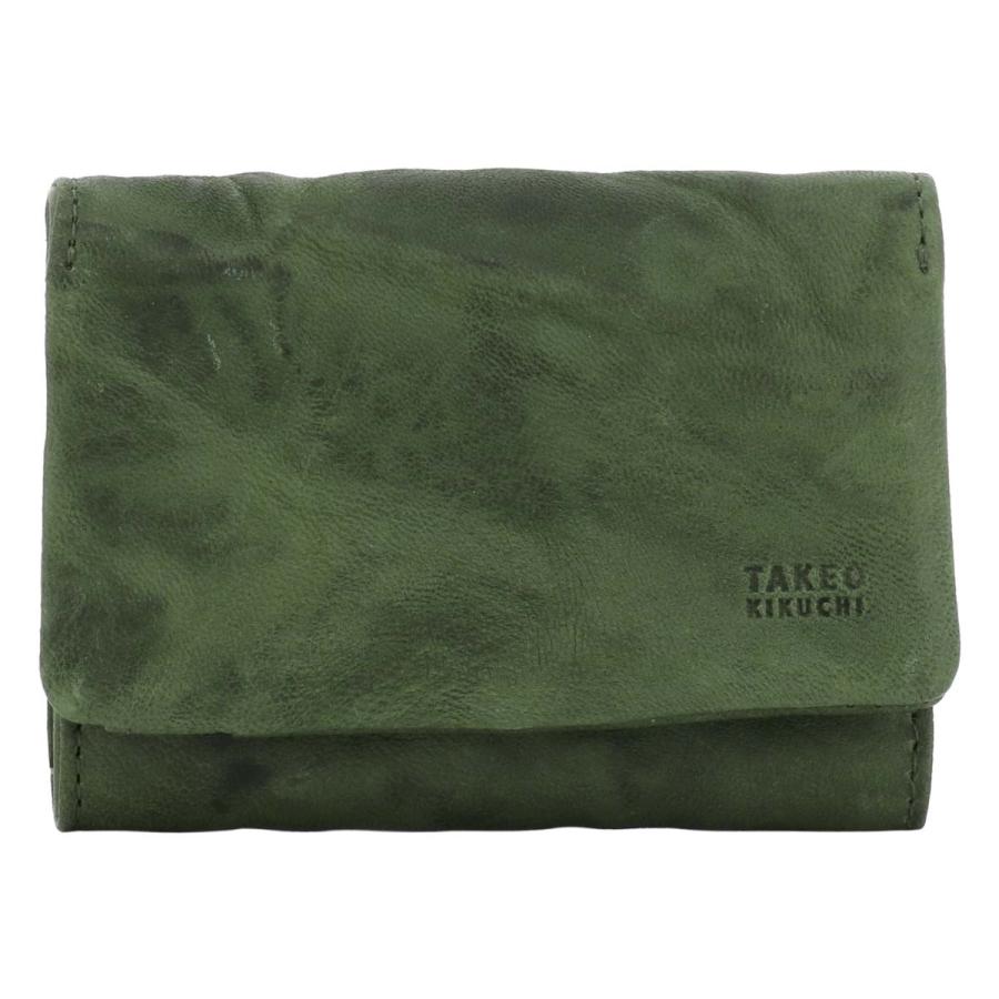 TAKEO KIKUCHI（タケオキクチ） 財布 三つ折り ミニ財布 本革