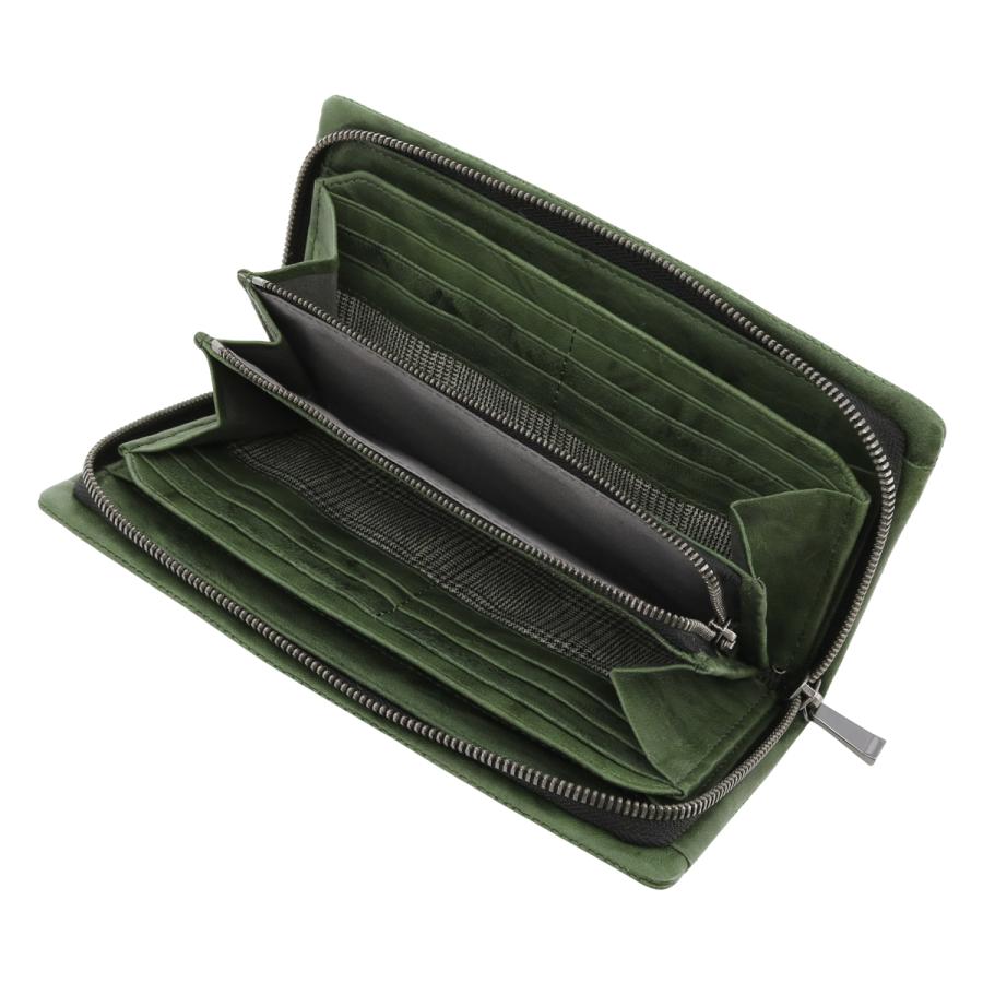 TAKEO KIKUCHI（タケオキクチ） 長財布 ラウンドファスナー 本革