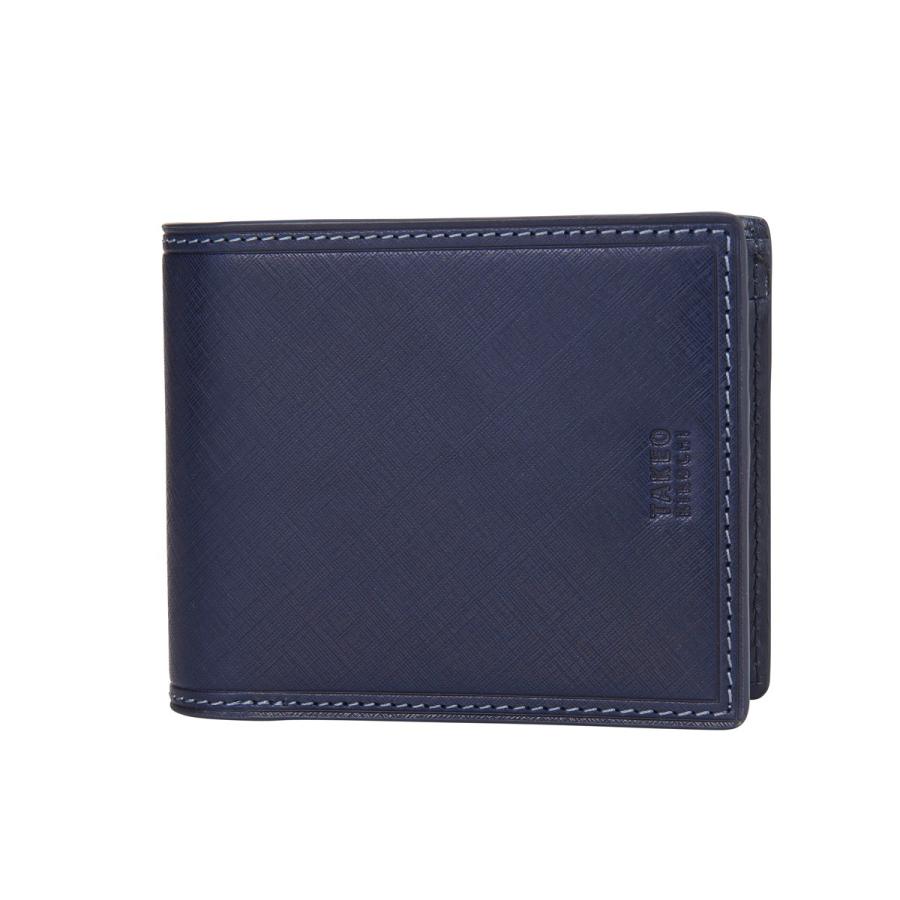 タケオキクチ 二つ折り財布 メンズ 本革 シグマ Takeo Kikuchi 牛革 エンボスレザー サックスバーpaypayモール店 通販 Paypayモール