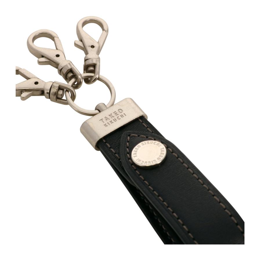 TAKEO KIKUCHI（タケオキクチ） キーホルダー 本革 メンズ 728611