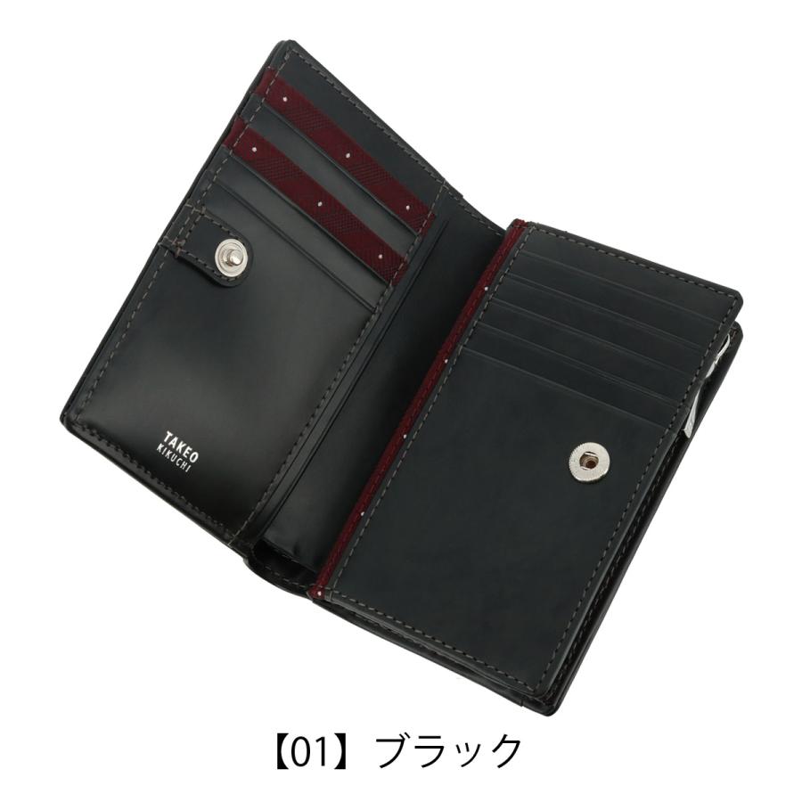 TAKEO KIKUCHI（タケオキクチ） 財布 二つ折り ミドルウォレット 二