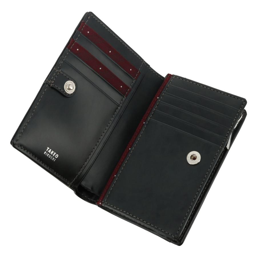 TAKEO KIKUCHI（タケオキクチ） 財布 二つ折り ミドルウォレット 二