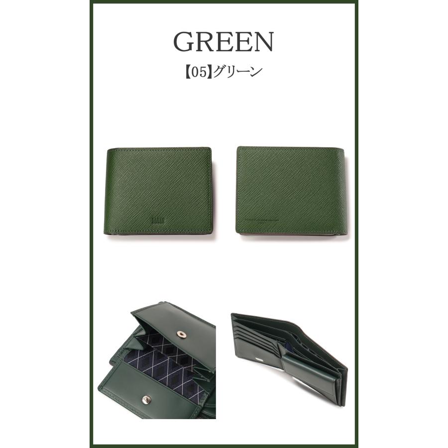 TAKEO KIKUCHI（タケオキクチ） 財布 二つ折り 本革 二つ折り財布