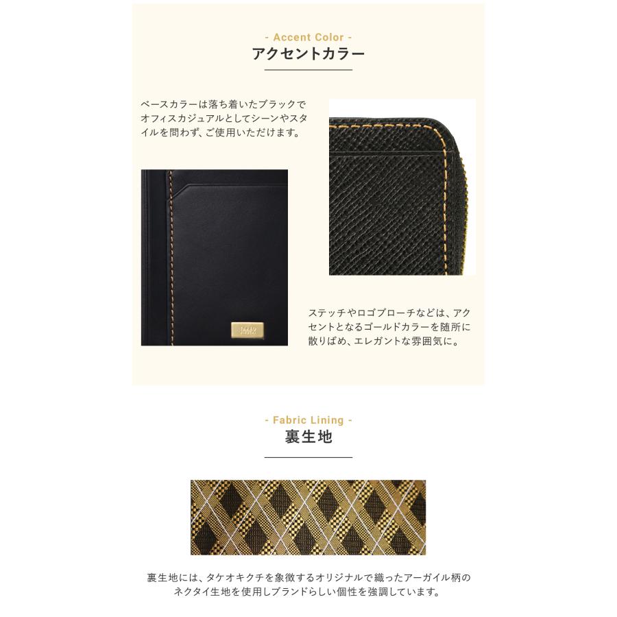 TAKEO KIKUCHI（タケオキクチ） 長財布 ラウンドファスナー 本革
