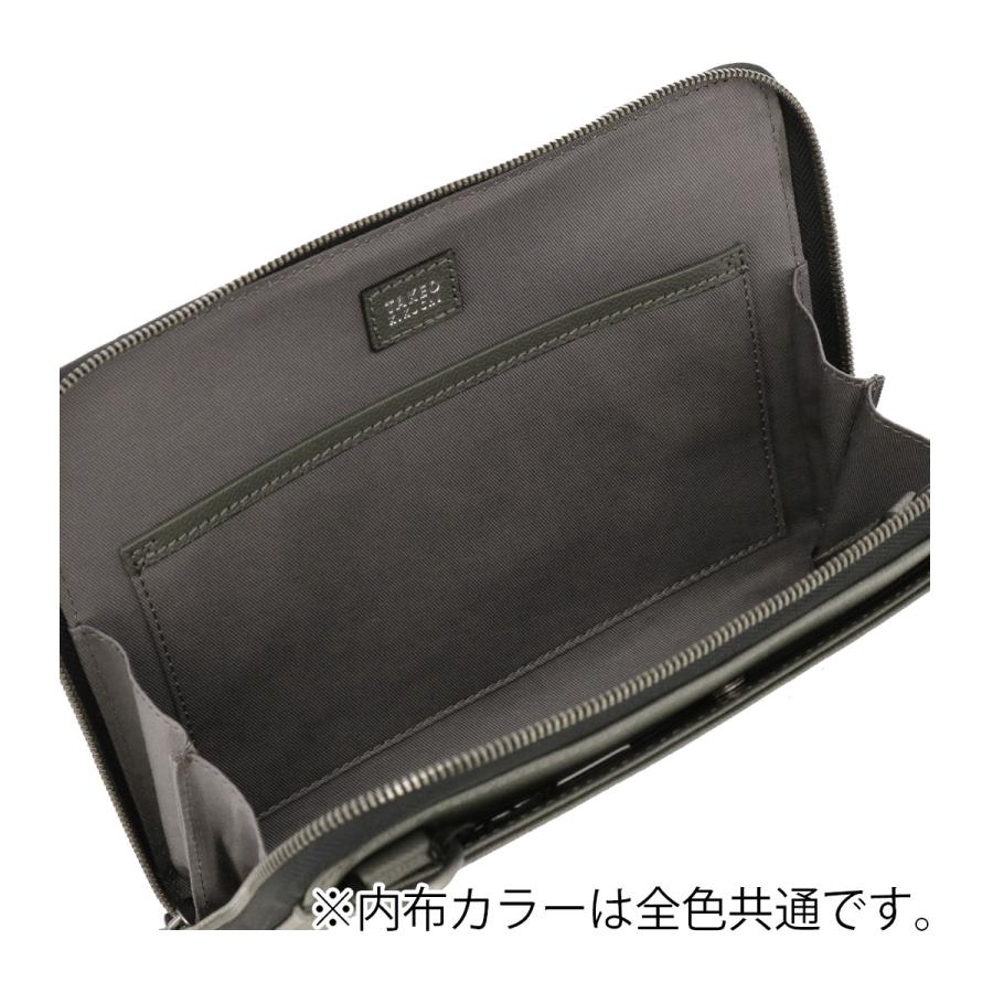 TAKEO KIKUCHI（タケオキクチ） クラッチバッグ 2WAY 撥水 メンズ 本革