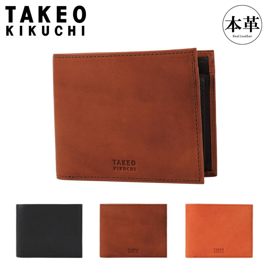 TAKEO KIKUCHI（タケオキクチ） 二つ折り財布 財布 二つ折り 折り財布