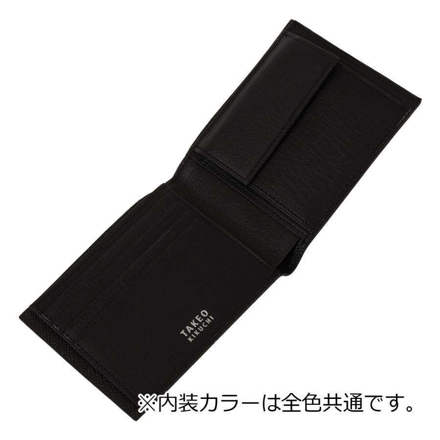 TAKEO KIKUCHI（タケオキクチ） 二つ折り財布 本革 軽量 メンズ 744614