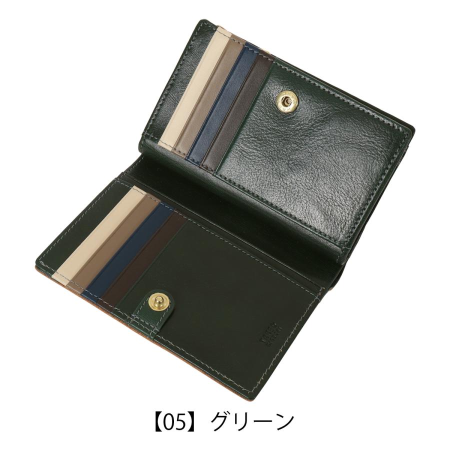 【新品】TAKEO KIKUCHI ミドルウォレット ソリフル グリーン TAKEO KIKUCHI（タケオキクチ） 財布 二つ折り 二つ折り財布 ミドル