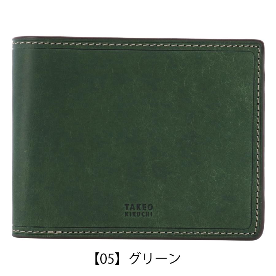 TAKEO KIKUCHI（タケオキクチ） 財布 二つ折り 本革 780613 マルゴII