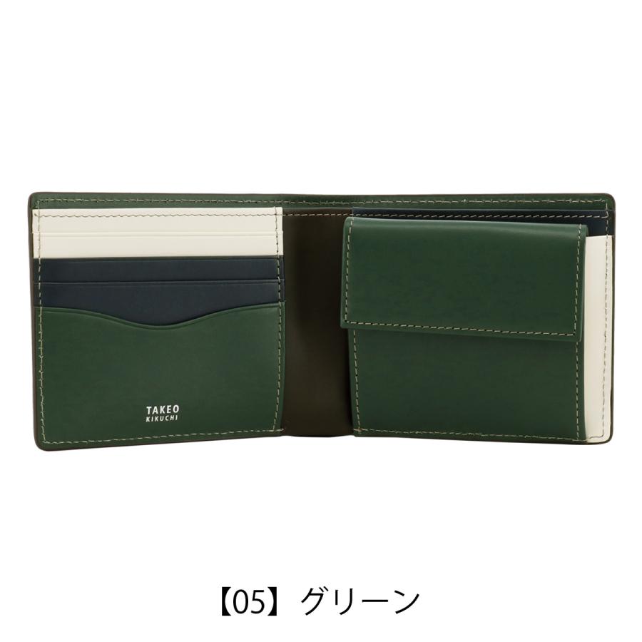 TAKEO KIKUCHI（タケオキクチ） 財布 二つ折り 本革 780613 マルゴII