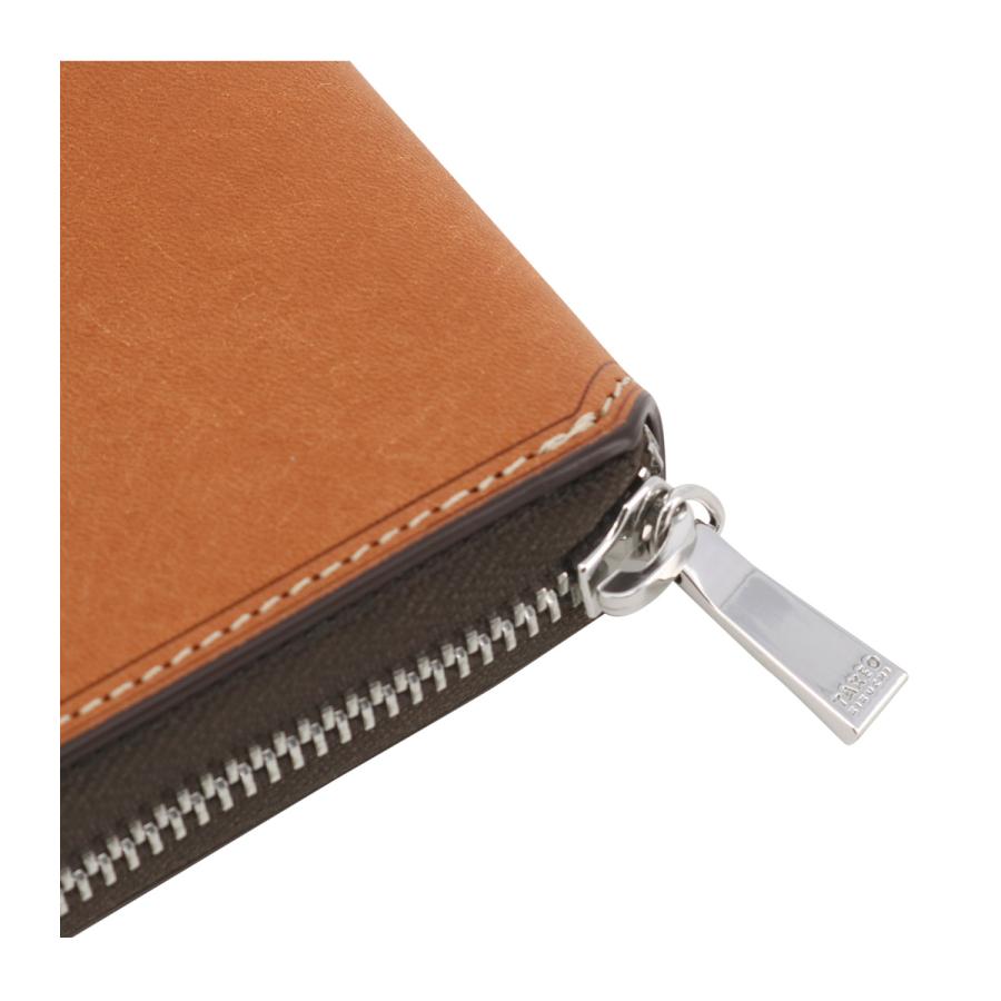 TAKEO KIKUCHI タケオキクチ 長財布 ラウンドファスナー 本革