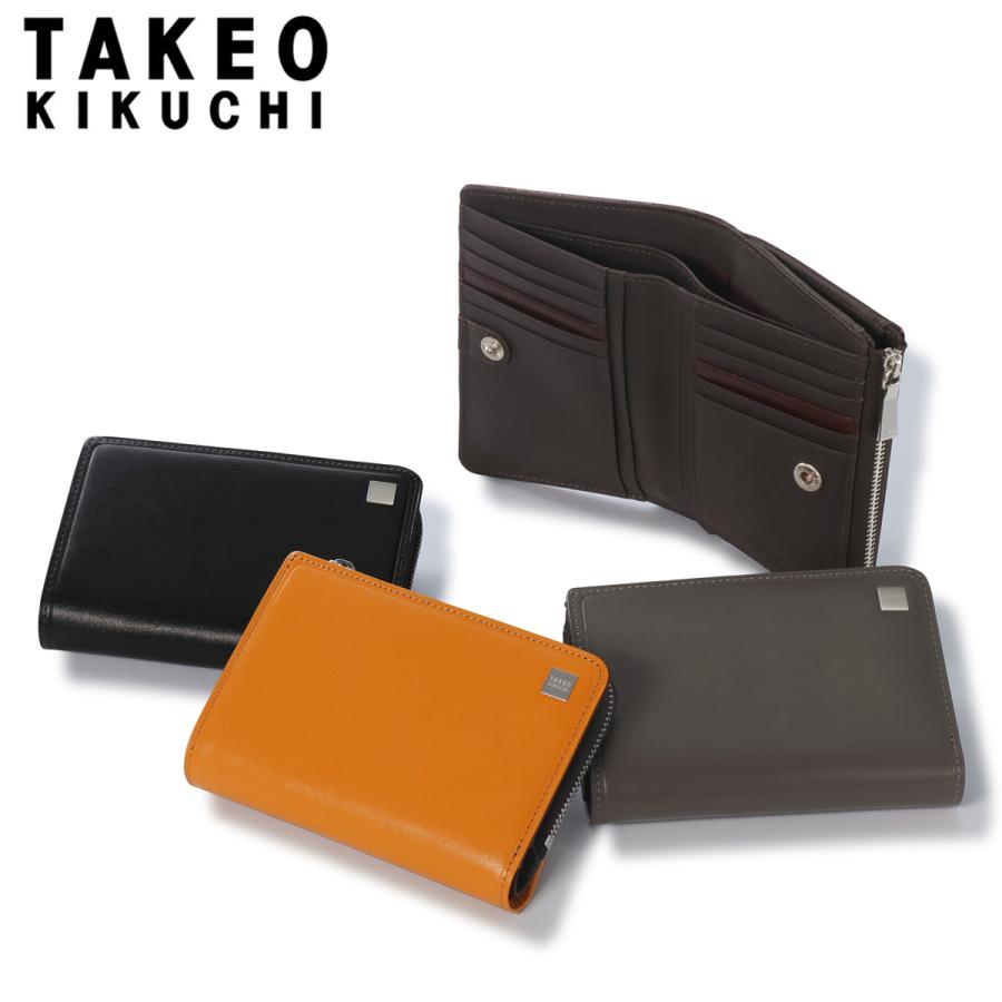 たんたかたん　オーダー　ミドルウォレット TAKEO KIKUCHI（タケオキクチ） ミドルウォレット セミ長札 メンズ