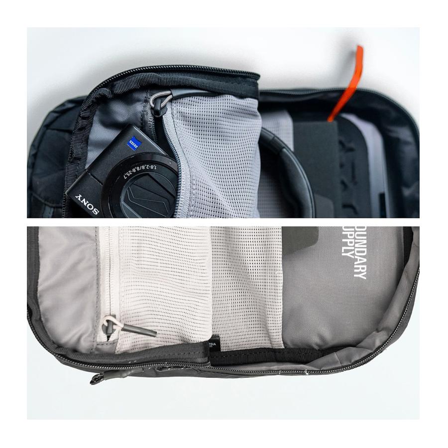 バウンダリーサプライ ポーチ TE-AXC24-05 AUX COMPARTMENT X-PAC 撥水 ケーブル収納 小物入れ ペンケース 撥水加工 モジュラー 軽量_6