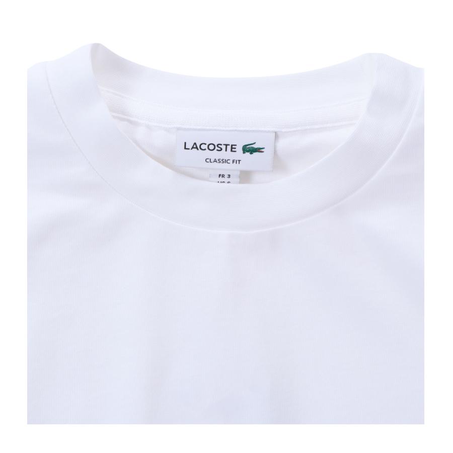 ラコステ Tシャツ 半袖 ベーシック メンズTH5582-99 LACOSTE トップス ロゴ ブランド Classic Fit オーガニックコットン