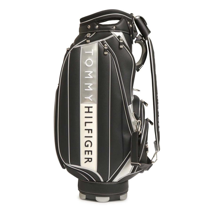 新品 トミーヒルフィガーゴルフ キャディバッグ THMG3FC4 ブラック TOMMY HILFIGER GOLF（トミー ヒルフィガー ゴルフ） トミー