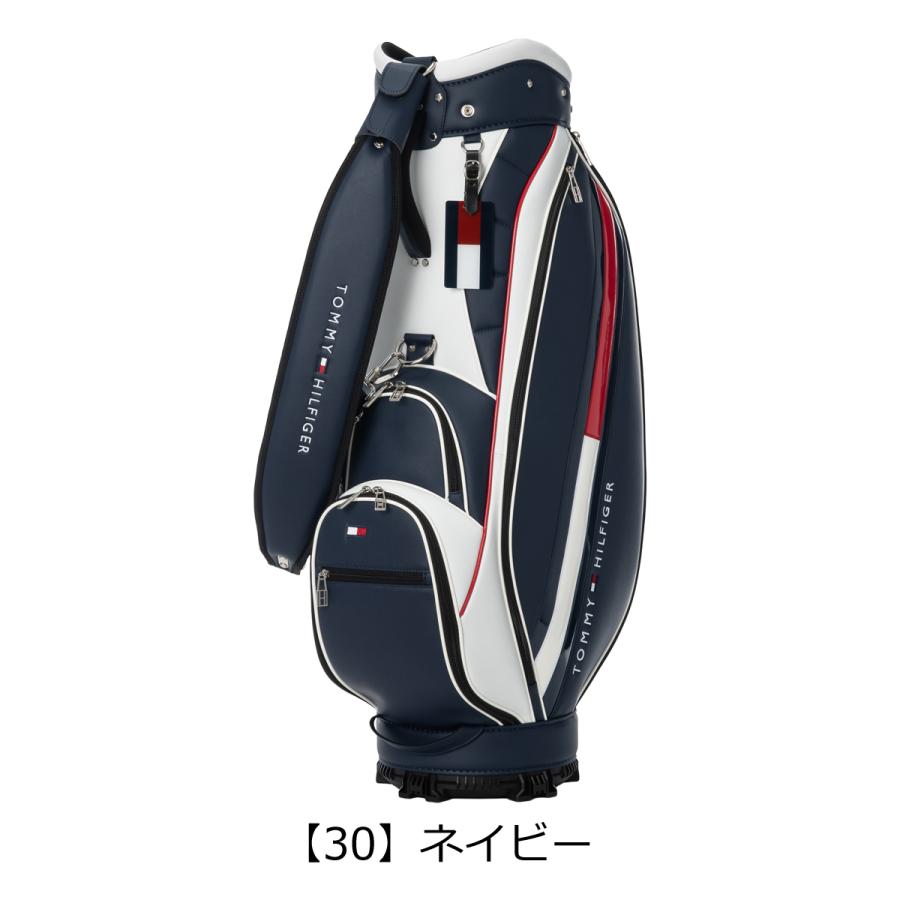 トミーヒルフィガー キャディバッグ ネイビー/ホワイト TOMMY HILFIGER GOLF（トミー ヒルフィガー ゴルフ） トミー