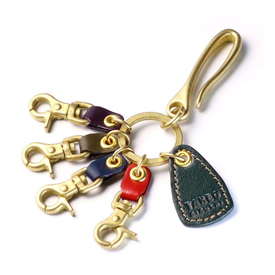 TAKEO KIKUCHI（タケオキクチ） キーホルダー 本革 メンズ エリア