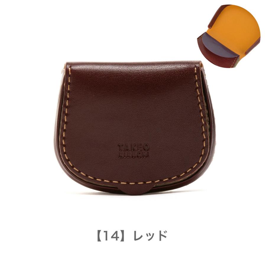 TAKEO KIKUCHI（タケオキクチ） 財布 小銭入れ 馬蹄型 本革 エリア
