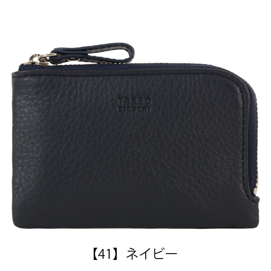 TAKEO KIKUCHI（タケオキクチ） 財布 小銭入れ 本革 L字ファスナー TKW
