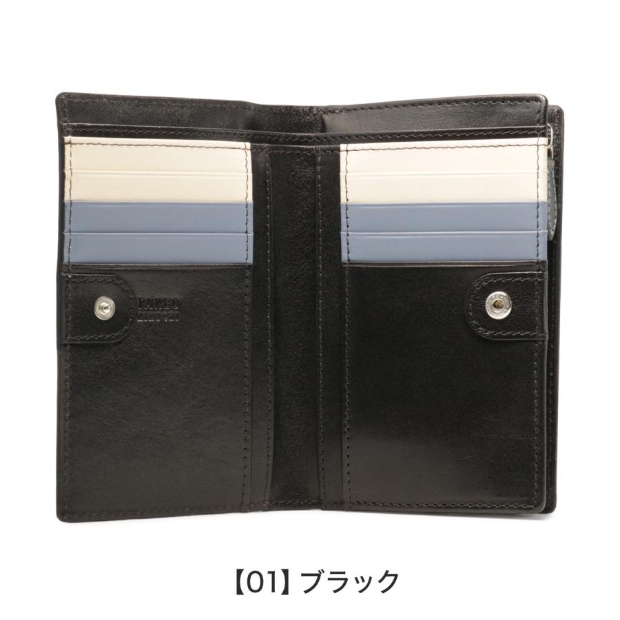 TAKEO KIKUCHI（タケオキクチ） ミドルウォレット 二つ折り財布 本革
