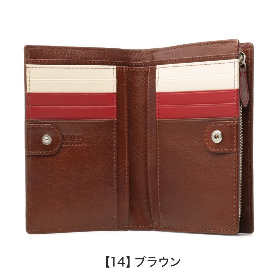 TAKEO KIKUCHI（タケオキクチ） ミドルウォレット 二つ折り財布 本革
