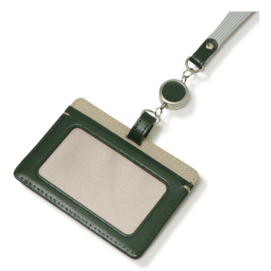 TAKEO KIKUCHI タケオキクチ IDカードホルダー リール付き TAKEO KIKUCHI タケオキクチ IDカードホルダー リール付き
