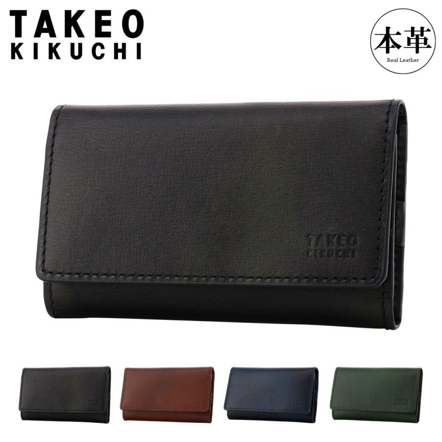 TAKEO KIKUCHI（タケオキクチ） キーケース 本革 ルーナ 7075221 TAKEO