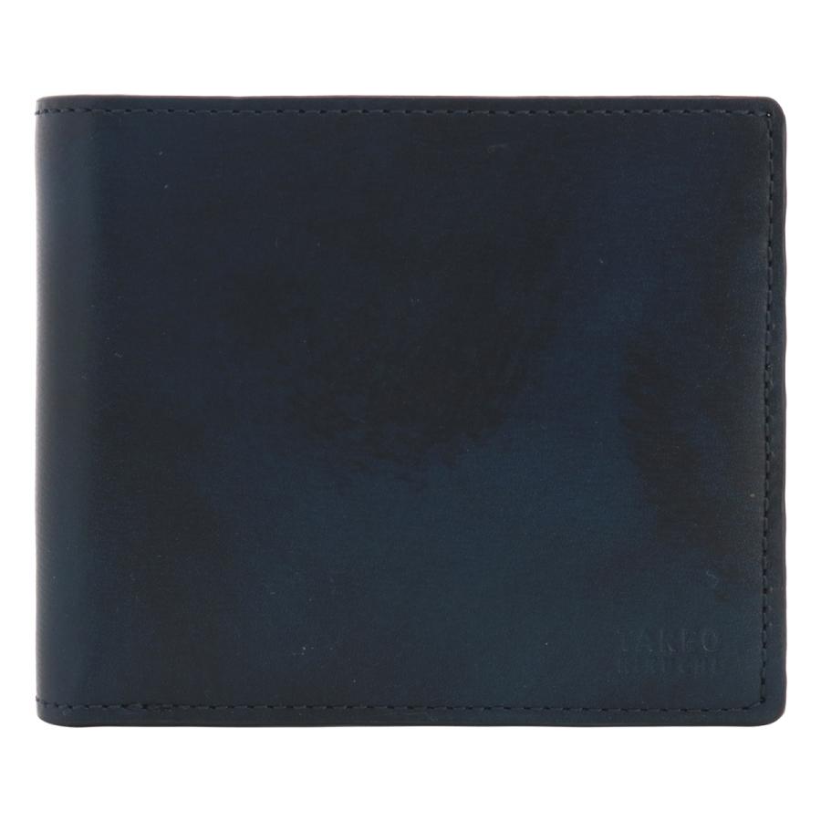 TAKEO KIKUCHI タケオキクチ 二つ折り財布 本革 メンズ ルーナ