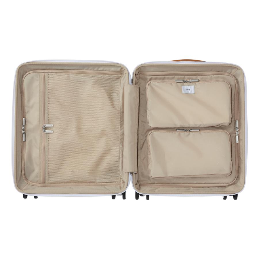 エーストーキョー スーツケース 40L 50cm 3.3kg ファーニットZ 機内持ち込み 05041 ace.TOKYO TSAロック搭載 フロントポケット キャスターストッパーの画像