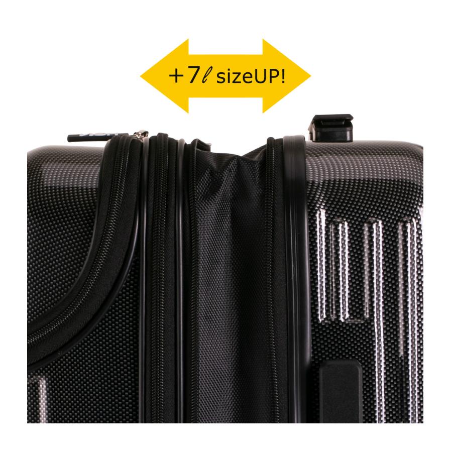 HeM（ヘム） スーツケース 機内持ち込み 43L 47.5cm 3.4kg リム TR-024